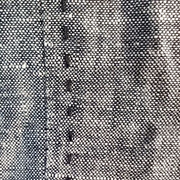 Mercer & Madison Blue Marled 💯 Linen Sheath Dress Size Medium Us 8 - Picture 4 of 7